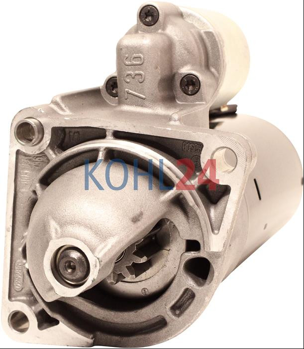 Anlasser Alfa Romeo Giulietta 2.0 JTDM Fiat 500X Doblo Ducato 115 MultiJet Jeep Renegade 2.0 MultiJet 4x4 Bosch 0001139005 0001139006 0986027000 12 Volt 2,2 KW Original Bosch